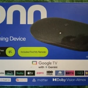Onn 4K Pro Streaming Device 2026 Google TV Gemini UHD 3gb 32gb Ethernet