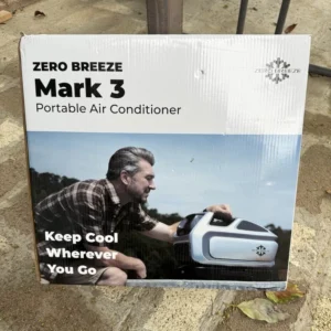 ZERO BREEZE Mark 3 AC, 5K BTU Portable air conditioner/heater (AC only) New