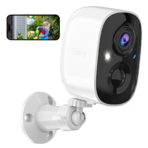 2K UHD Smart Wireless Security Camera Indoor/Outdoor,Battery Powered WiFi Cam...