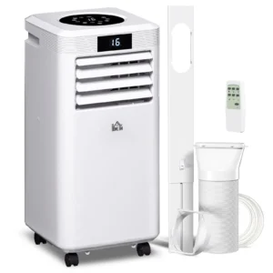 HOMCOM 10000 BTU Air Conditioner Portable AC Unit with Remote, for Bedroom