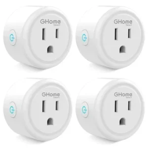4 Pack GHome Smart Plug Mini WiFi Smart Outlet Plug Works with Alexa and Google